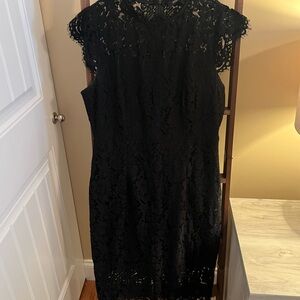 Elegant Black Lace Dress